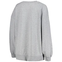 Women's DKNY Sport Heather Charcoal San Francisco 49ers Penelope Pullover Sweatshirt