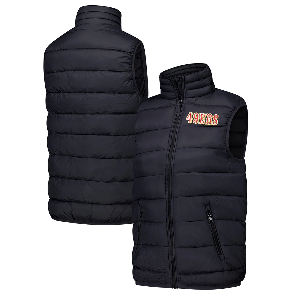 Women's  Dunbrooke Black San Francisco 49ers Alberta Full-Zip Vest