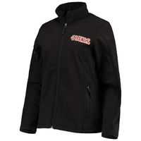 Women's Dunbrooke Black San Francisco 49ers Sonoma Softshell Full-Zip Jacket