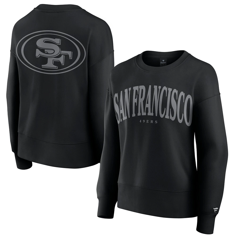 Sweat-shirt à capuche noir Fanatics pour femme San Francisco 49ers Elements