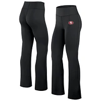 Legging évasé Maxed Out Fanatics pour femmes, San Francisco 49ers, noir