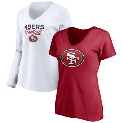 Lids San Francisco 49ers '47 Women's Sandy Daze Dolly V-Neck