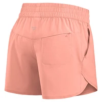 Women's Fanatics Coral San Francisco 49ers Front Office Woven Shorts