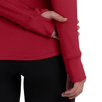 Women's Fanatics  Scarlet San Francisco 49ers Elements Quarter-Zip Jacket