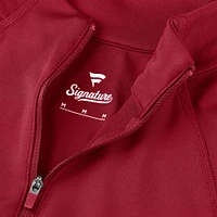 Women's Fanatics  Scarlet San Francisco 49ers Elements Quarter-Zip Jacket