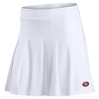 Women's Fanatics White San Francisco 49ers Primary Logo Tennis Skort