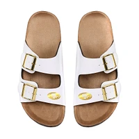 Women's FOCO San Francisco 49ers Double-Buckle Sandals