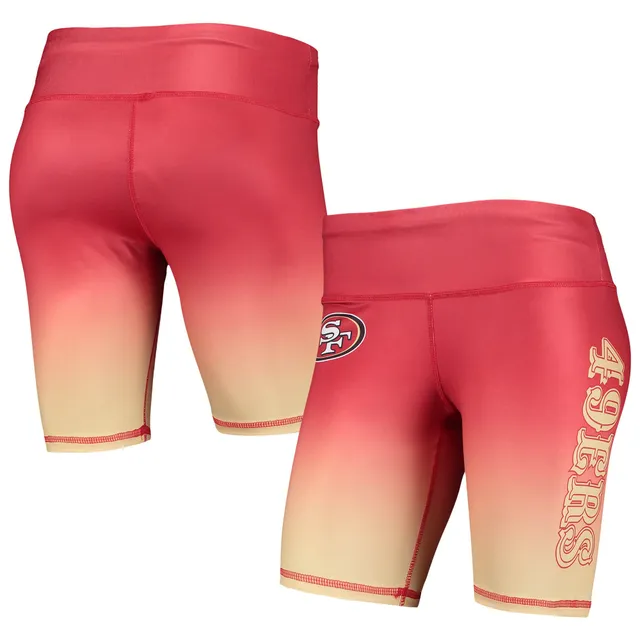 Lids San Francisco 49ers FOCO Women's Tie-Dye Leggings - Scarlet