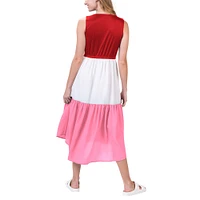 Robe pour femme G-III 4Her by Carl Banks Rouge/Blanc San Francisco 49ers 12e manche Colorblock