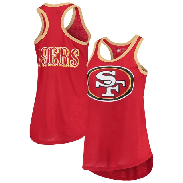 Women's Fanatics Branded Black San Francisco 49ers True Contender Tank Top