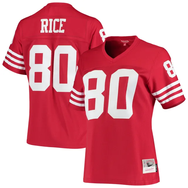 Men's Mitchell & Ness Jerry Rice Black San Francisco 49ers Retired Player Name Number Mesh Top Size: Extra Large