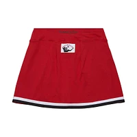 Women's Mitchell & Ness Scarlet San Francisco 49ers Throwback Logo Skort