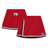 Women's Mitchell & Ness Scarlet San Francisco 49ers Throwback Logo Skort