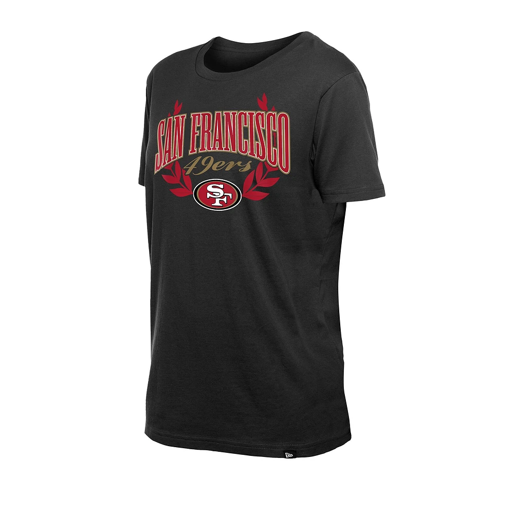Women's New Era Black San Francisco 49ers 2025 NFL Draft T-Shirt
