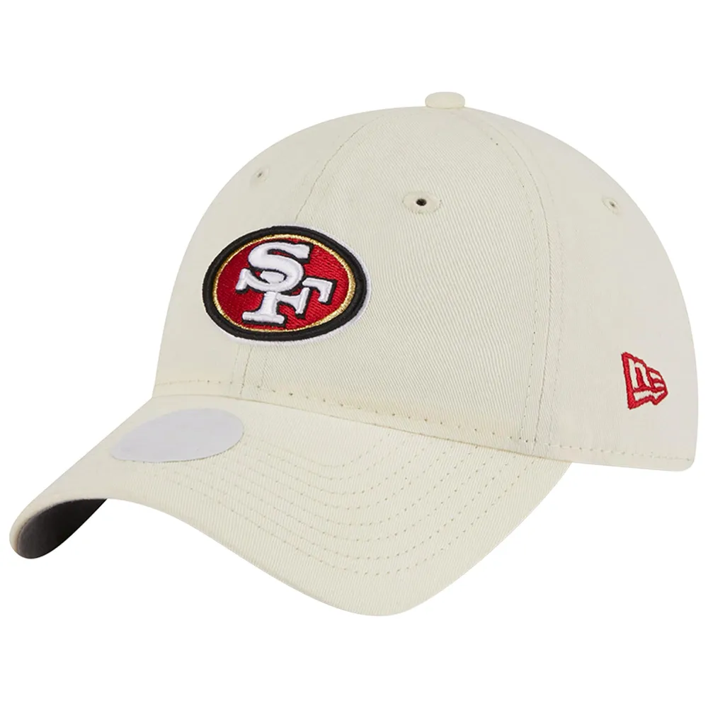 San Francisco 49ers New Era Women's Bloom 9TWENTY Adjustable Hat - Cream