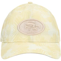 Casquette ajustable Frond 9TWENTY pour femme New Era couleur crème San Francisco 49ers