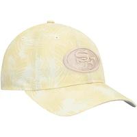 Casquette ajustable Frond 9TWENTY pour femme New Era couleur crème San Francisco 49ers