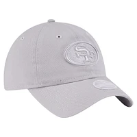 Women's New Era Gray San Francisco 49ers Color Pack 9TWENTY Adjustable Hat