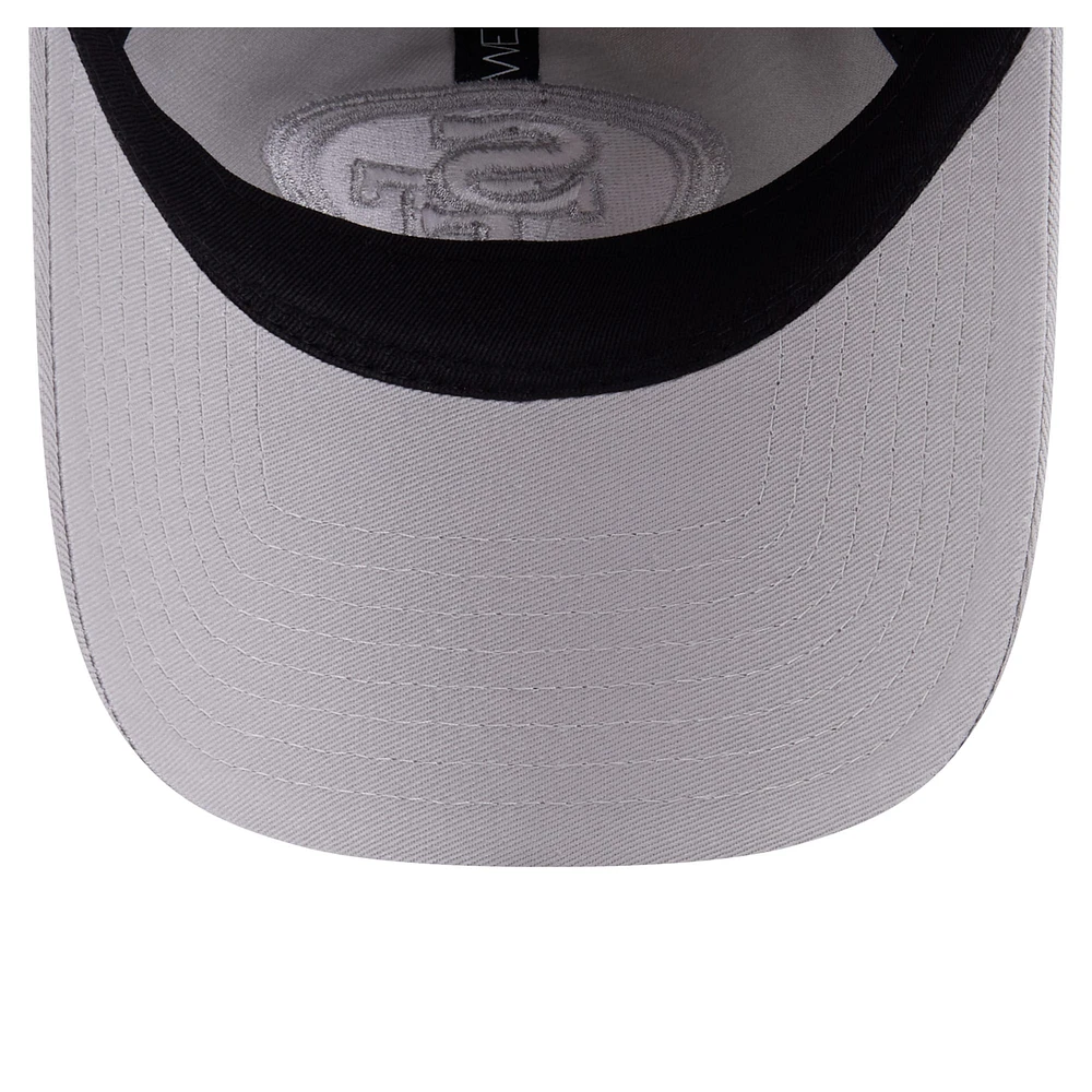 Women's New Era Gray San Francisco 49ers Color Pack 9TWENTY Adjustable Hat