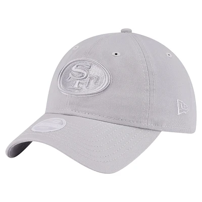 Women's New Era Gray San Francisco 49ers Color Pack 9TWENTY Adjustable Hat