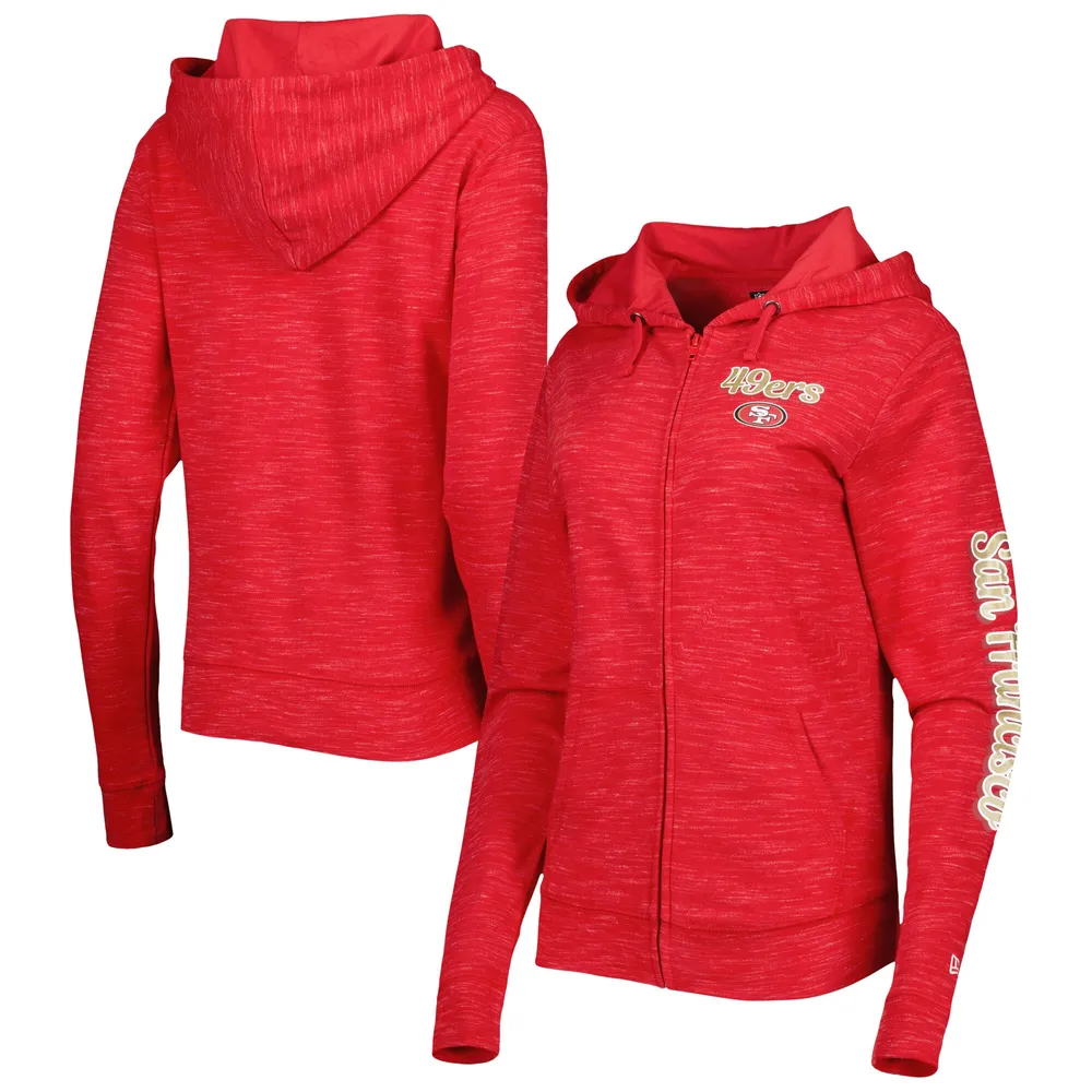 Lids San Francisco 49ers New Era Women's Reverse Full-Zip Hoodie