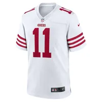 Maillot de match Nike Brandon Aiyuk des San Francisco 49ers pour femme, blanc