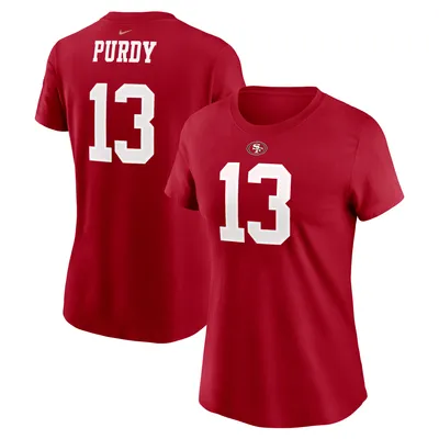 Women's San Francisco 49ers George Kittle Nike White Player Name & Number  T-Shirt