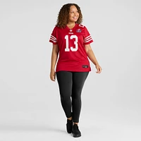 Maillot de match Nike Brock Purdy Scarlet San Francisco 49ers Super Bowl LVIII pour femme