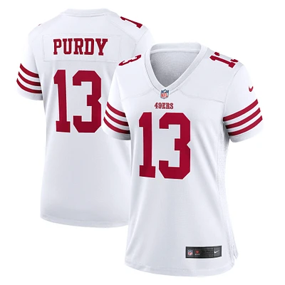 Maillot de match Nike Brock Purdy des San Francisco 49ers pour femme, blanc