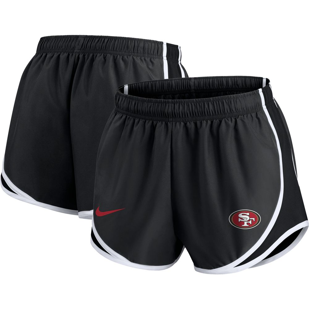 Women's Nike Charcoal San Francisco 49ers Plus Logo Performance Tempo Shorts