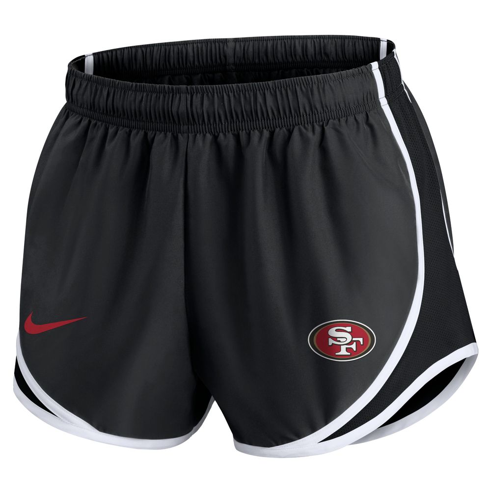 Women's Nike Charcoal San Francisco 49ers Plus Logo Performance Tempo Shorts