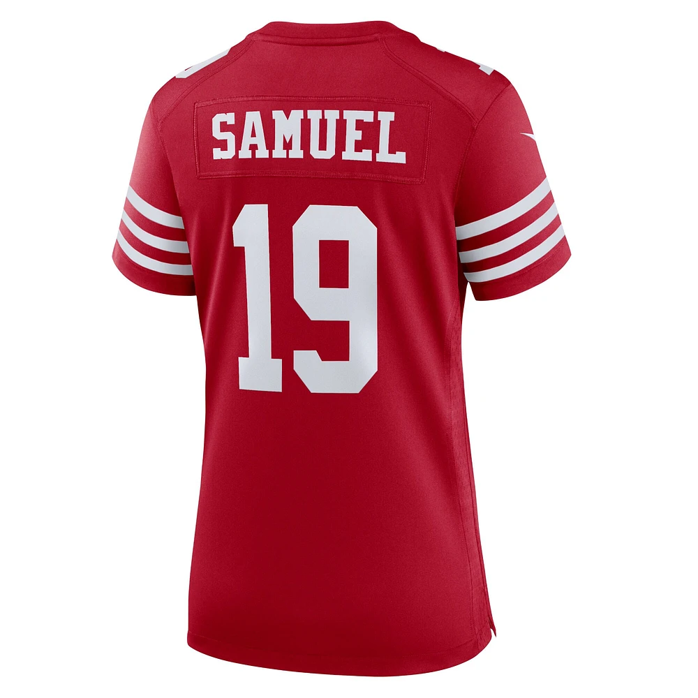 Women's Nike Deebo Samuel Scarlet San Francisco 49ers Team Game Player Jersey