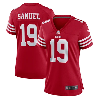 Maillot Nike Deebo Samuel Scarlet pour femme des San Francisco 49ers Team Game Player