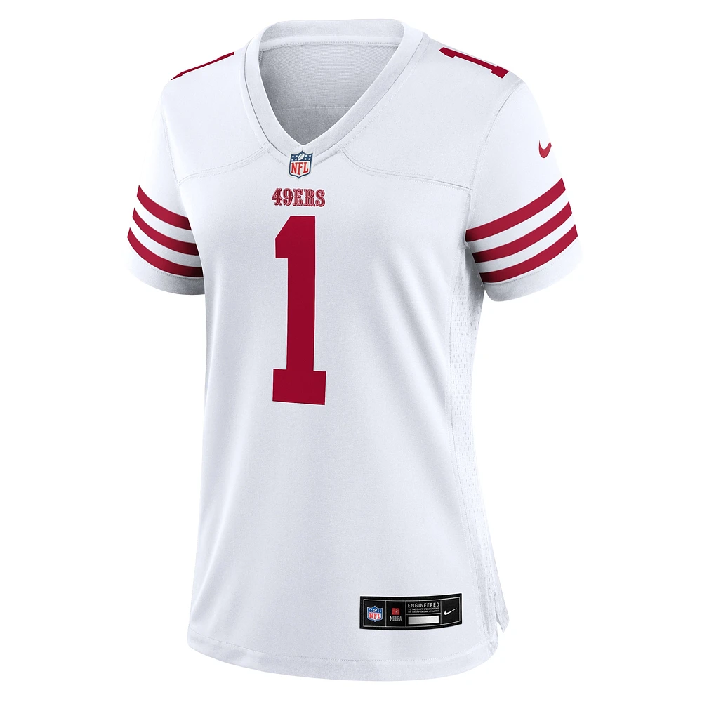 Maillot de match Nike Deebo Samuel Sr pour femme, blanc, San Francisco 49ers