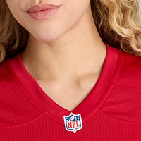 Maillot de match Nike Scarlet Deion Sanders pour femme, joueur retraité des 49ers San Francisco