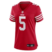 Maillot de match Nike Demarcus Robinson Scarlet des San Francisco 49ers pour femme