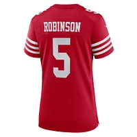 Maillot de match Nike Demarcus Robinson Scarlet des San Francisco 49ers pour femme
