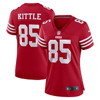 Women's Nike George Kittle Scarlet San Francisco 49ers Team Game Player Jersey