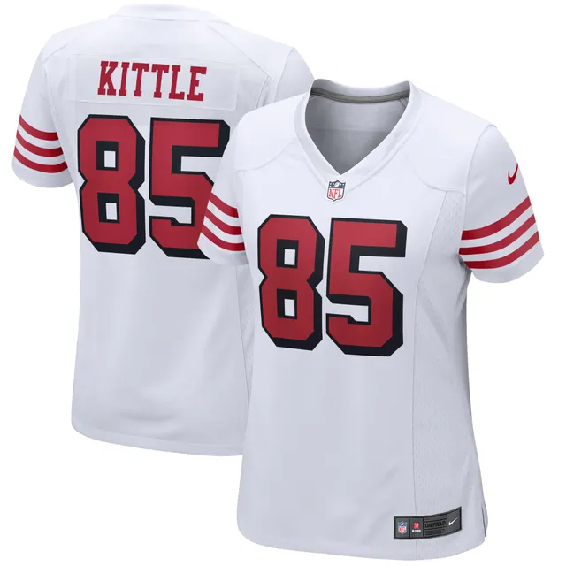 Lids George Kittle San Francisco 49ers Nike Women's Atmosphere Fashion Game  Jersey - Gray