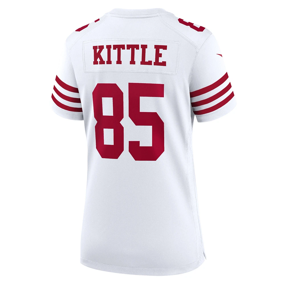 Women's Nike George Kittle White San Francisco 49ers Game Player Jersey