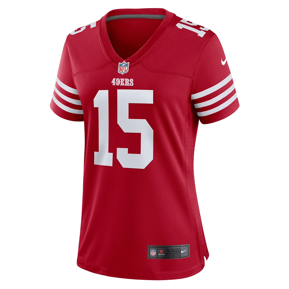 Maillot de match Nike Jauan Jennings Scarlet San Francisco 49ers pour femme