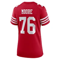 Women's Nike Jaylon Moore  Scarlet San Francisco 49ers Game Jersey