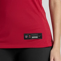 Maillot de match Nike Jon Weeks Scarlet des San Francisco 49ers pour femme