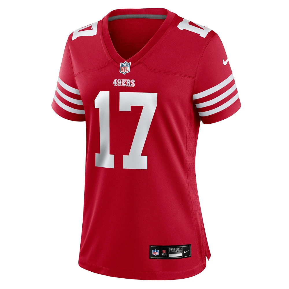 Women's Nike Jordan Watkins  Scarlet San Francisco 49ers Team Game Jersey