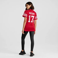 Women's Nike Jordan Watkins  Scarlet San Francisco 49ers Team Game Jersey