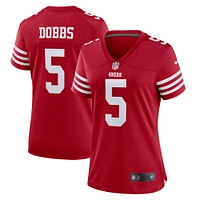 Maillot Nike Joshua Dobbs Scarlet San Francisco 49ers Team Game pour femme