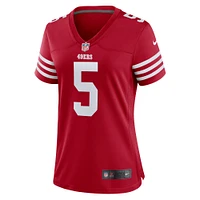 Maillot Nike Joshua Dobbs Scarlet San Francisco 49ers Team Game pour femme