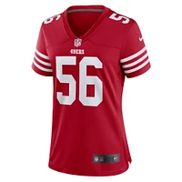 Women's Nike Leonard Floyd  Scarlet San Francisco 49ers Team Game Jersey