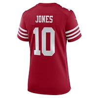Women's Nike Mac Jones  Scarlet San Francisco 49ers Team Game Jersey