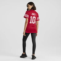 Women's Nike Mac Jones  Scarlet San Francisco 49ers Team Game Jersey